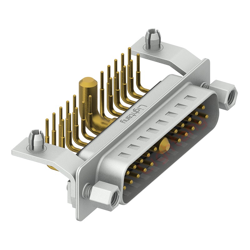 21W1公PCB彎插板/鉚支架10.8/大電流40A