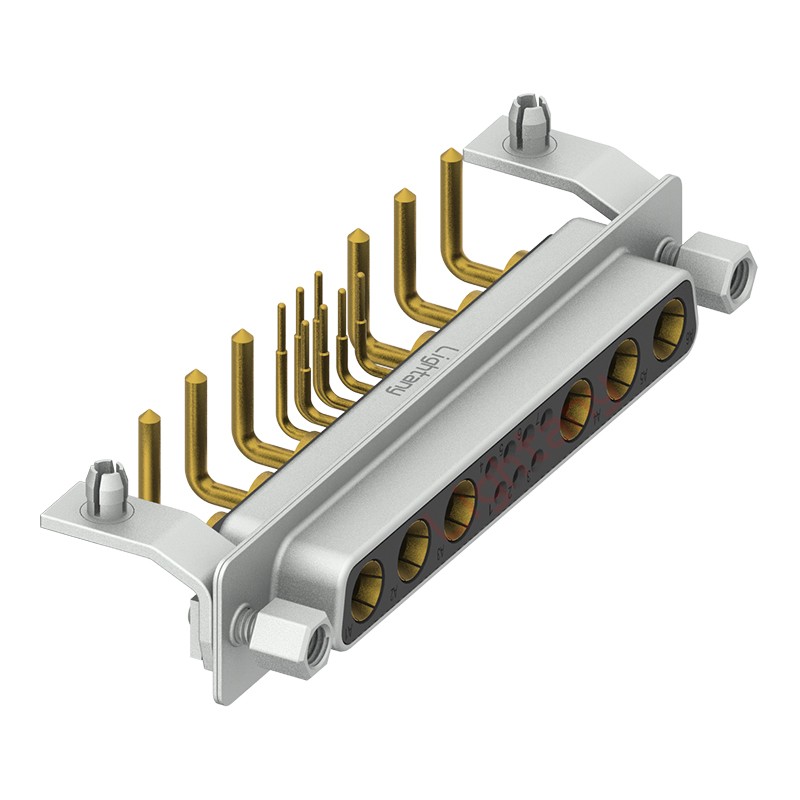 13W6A母PCB彎插板/鉚支架10.8/大電流10A