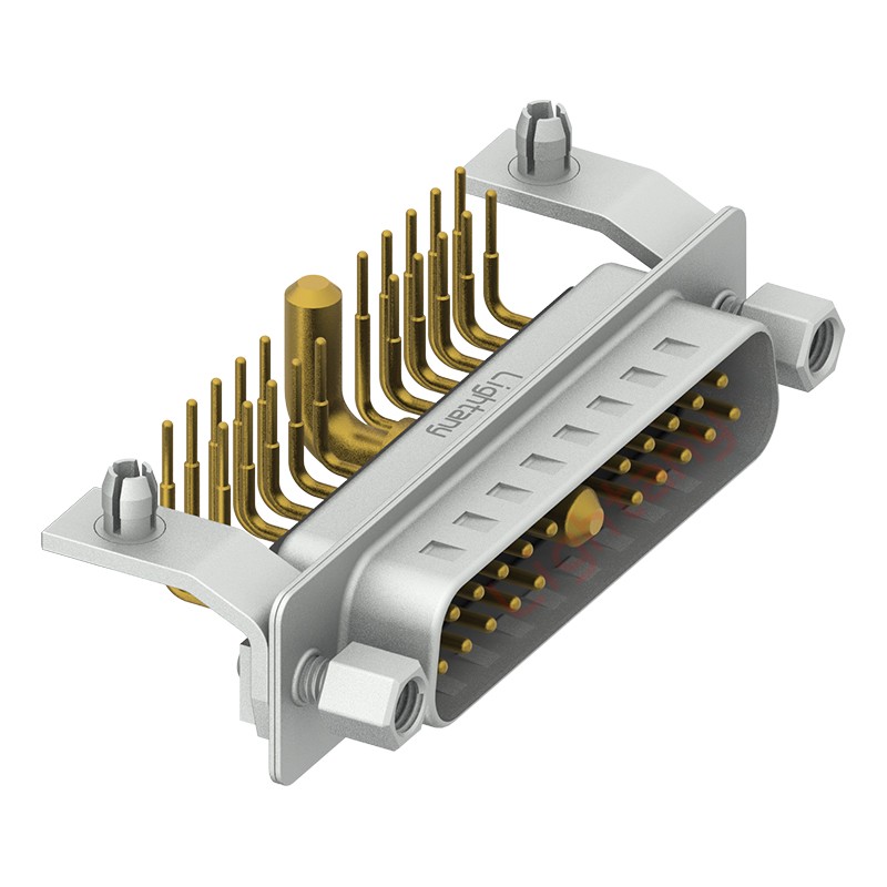 21W1公PCB彎插板/鉚支架11.6/大電流30A