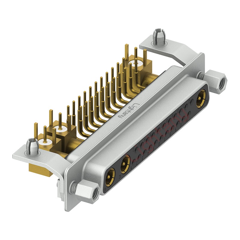 25W3母PCB彎插板/鉚支架10.8/射頻同軸75歐姆