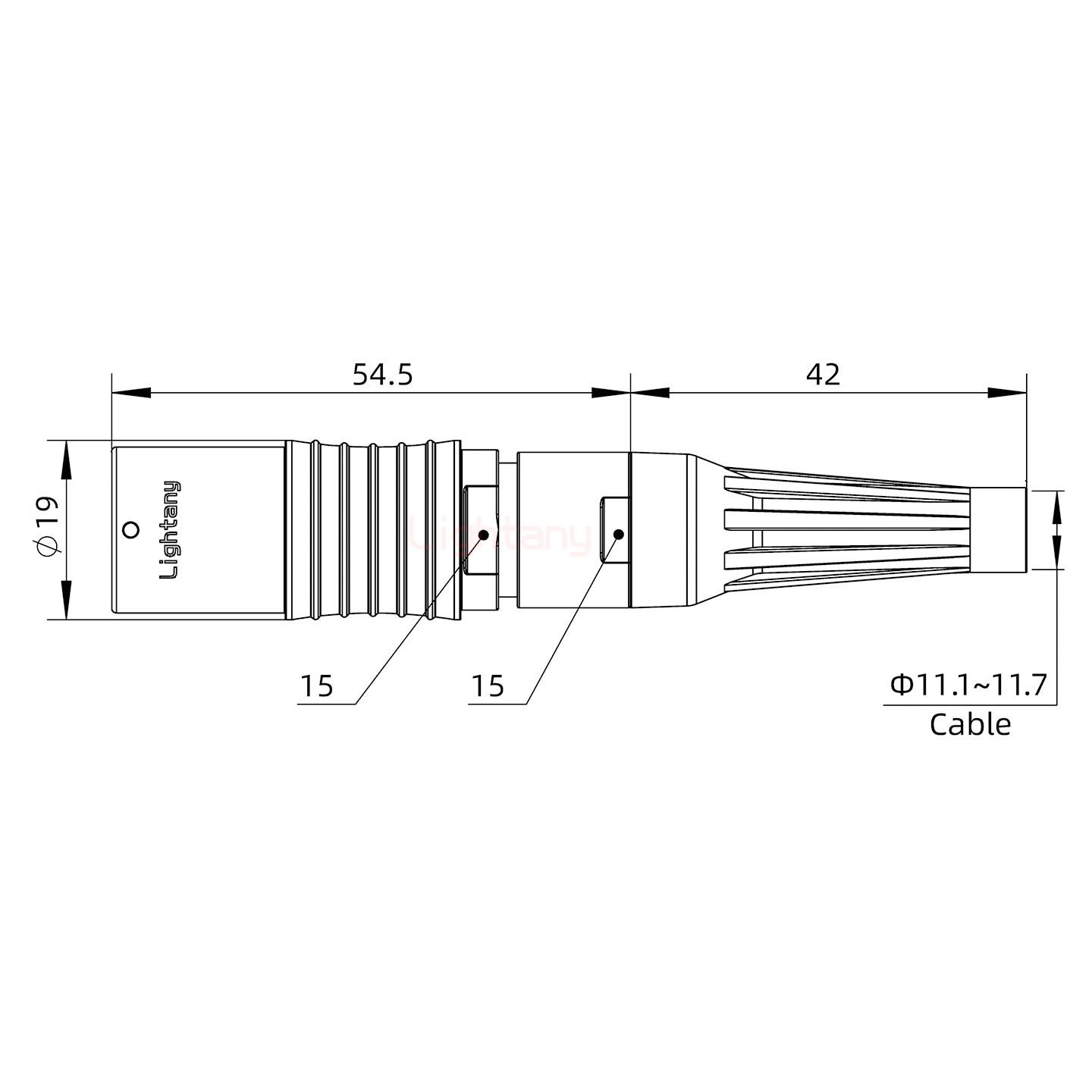 PHG.3B.012.CLLD12Z帶護(hù)套浮動(dòng)插座