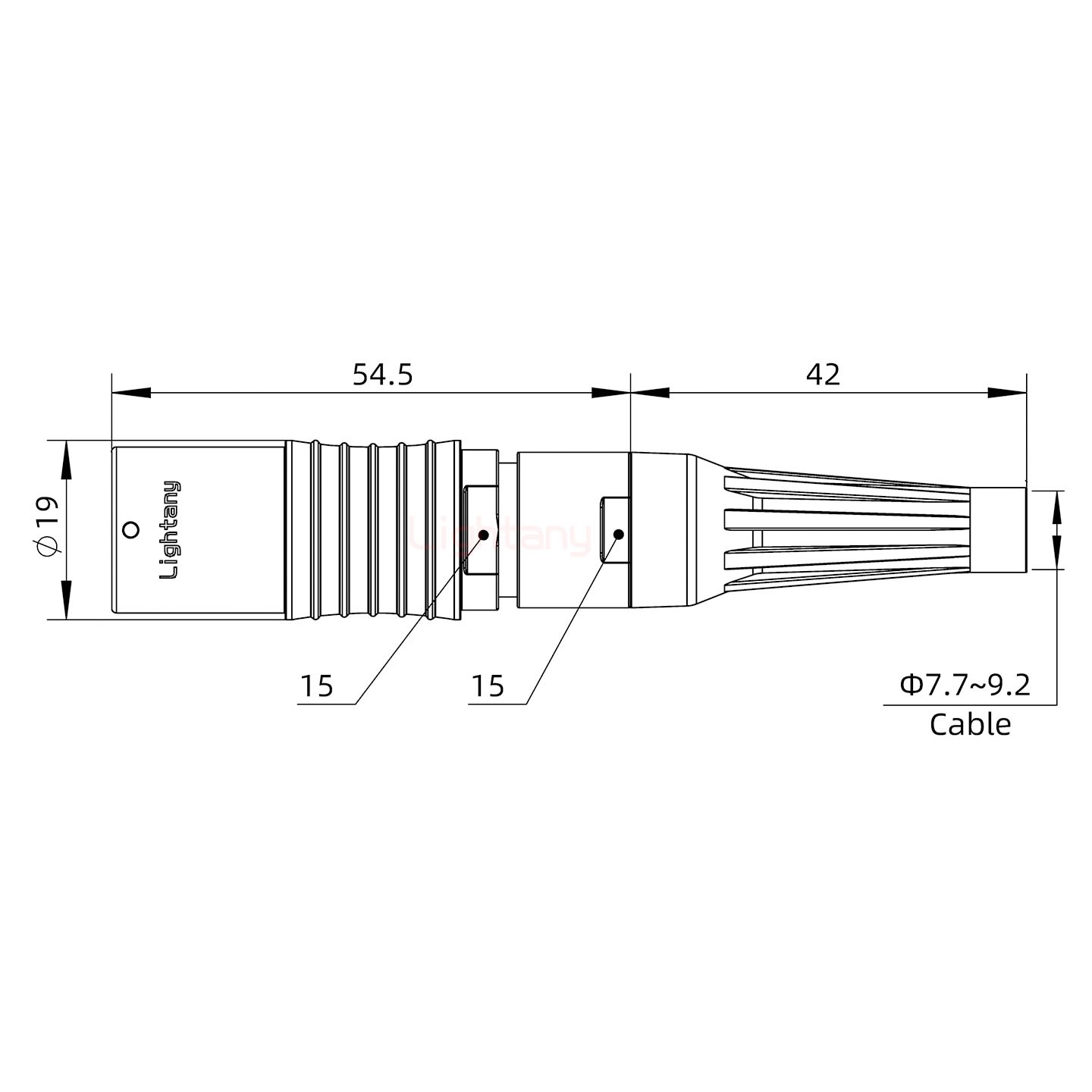 PHG.3B.020.CLLD92Z帶護(hù)套浮動(dòng)插座