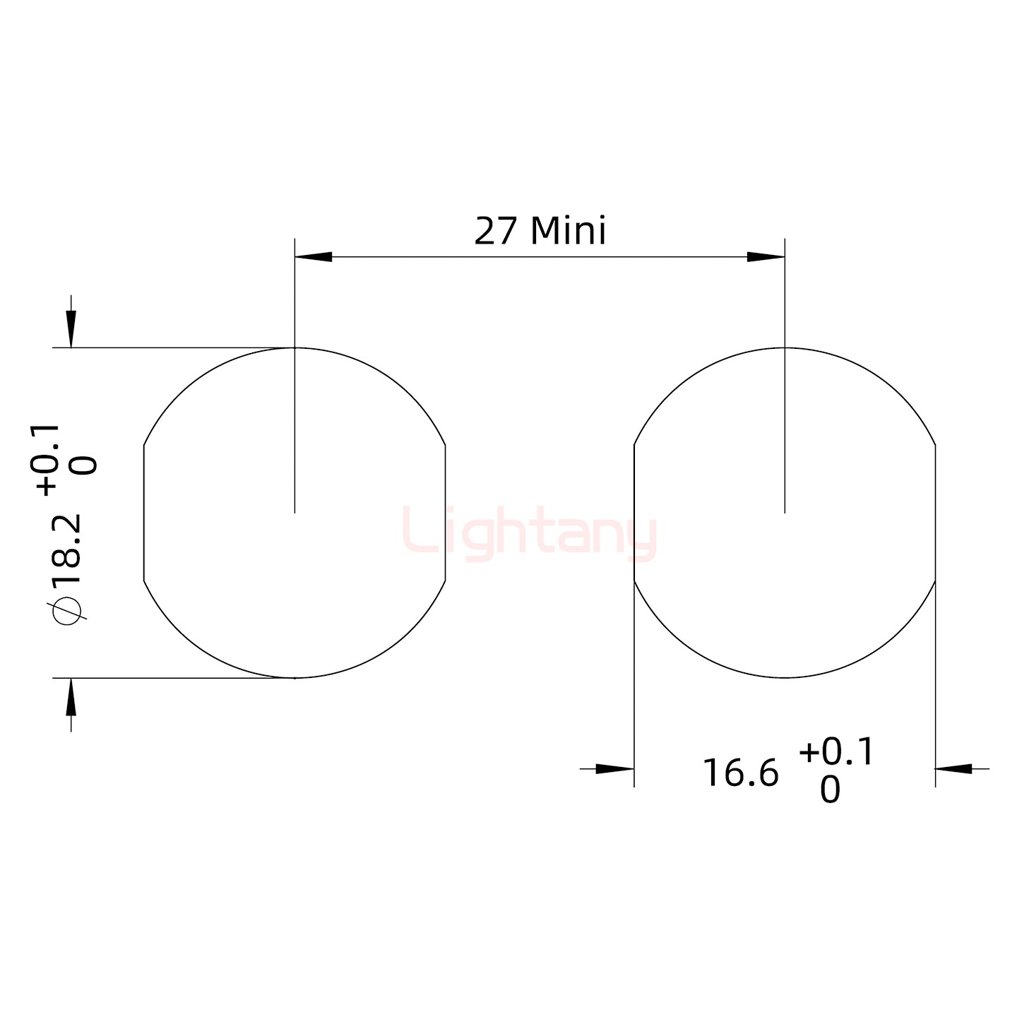 EEG.3B.022.CLN前螺母插座 PCB直插板