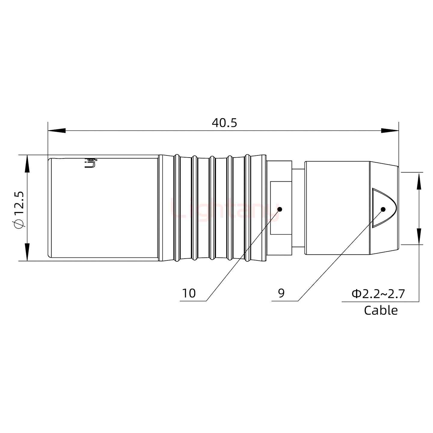 PHG.1B.005.CLLM27推拉自鎖浮動插座