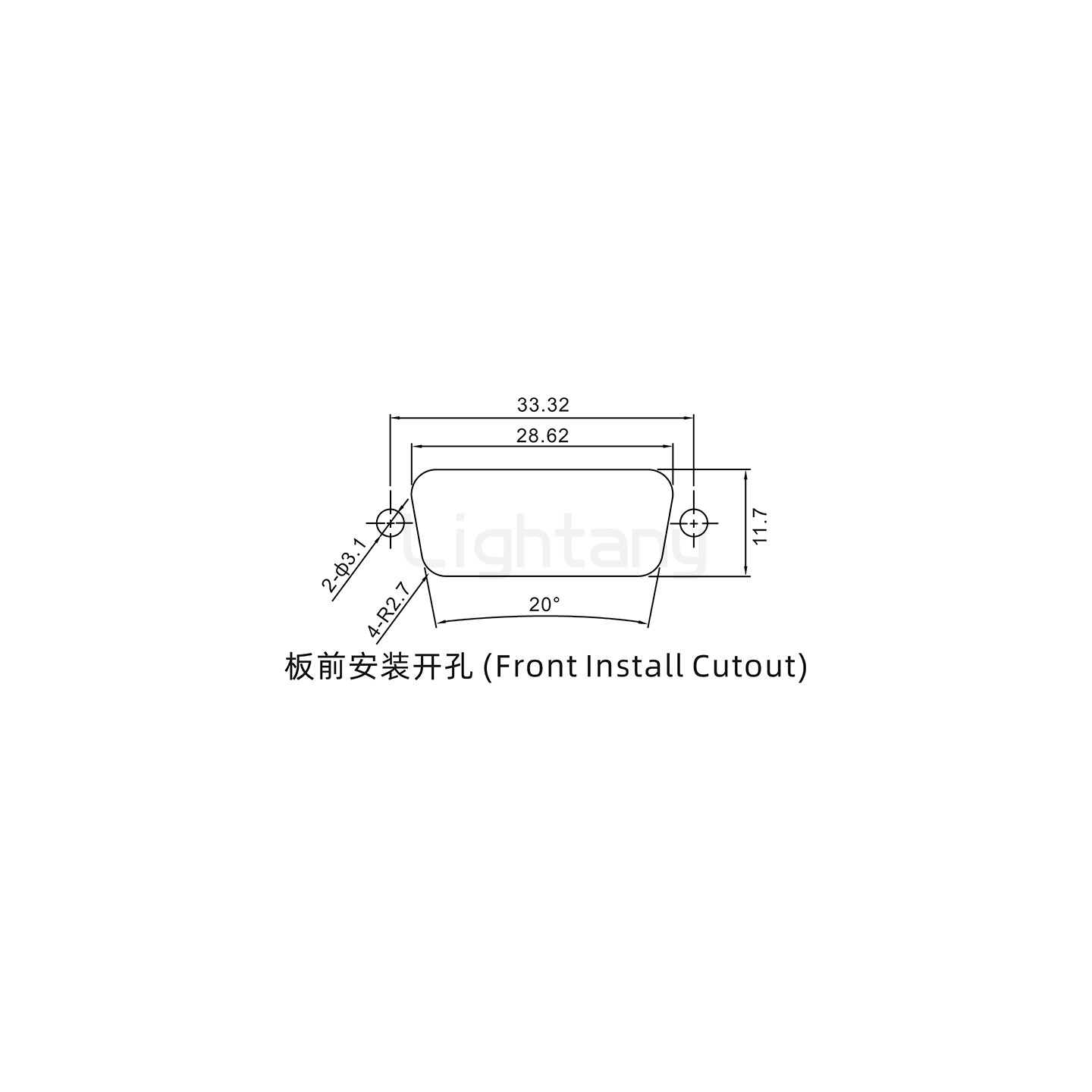 7W2公焊線式/鎖螺絲螺母+防水墊片/大電流40A