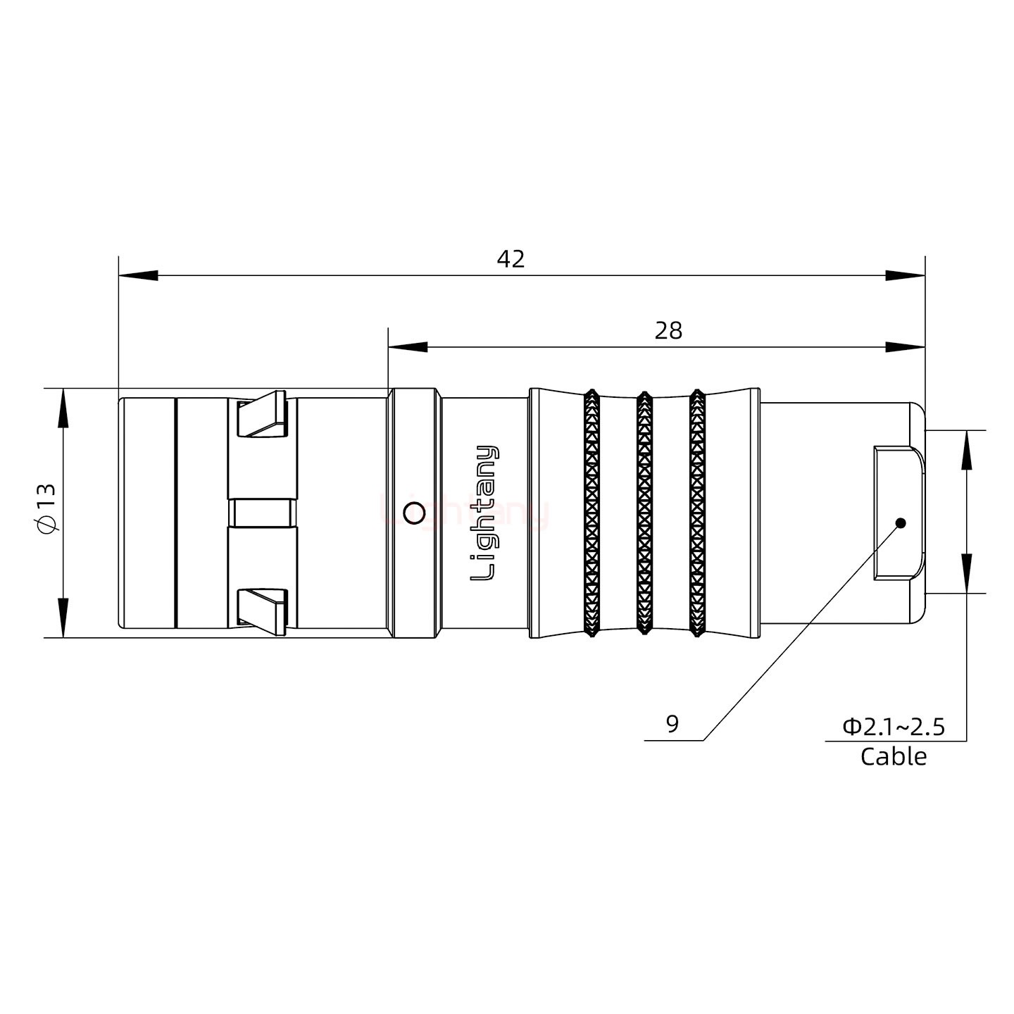 FGG.1K.002.CLAC25Z推拉自鎖帶護(hù)套直式插頭